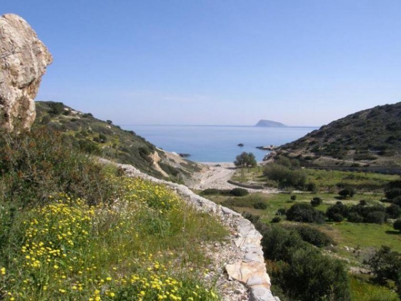 Istro Kreta, Istro: Grundstück in schöner Lage, direkt am Strand, zu verkaufen Grundstück kaufen